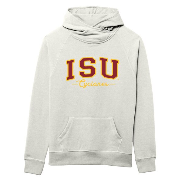 League Women's ISU Cyclones Oatmeal Hooded Sweatshirt